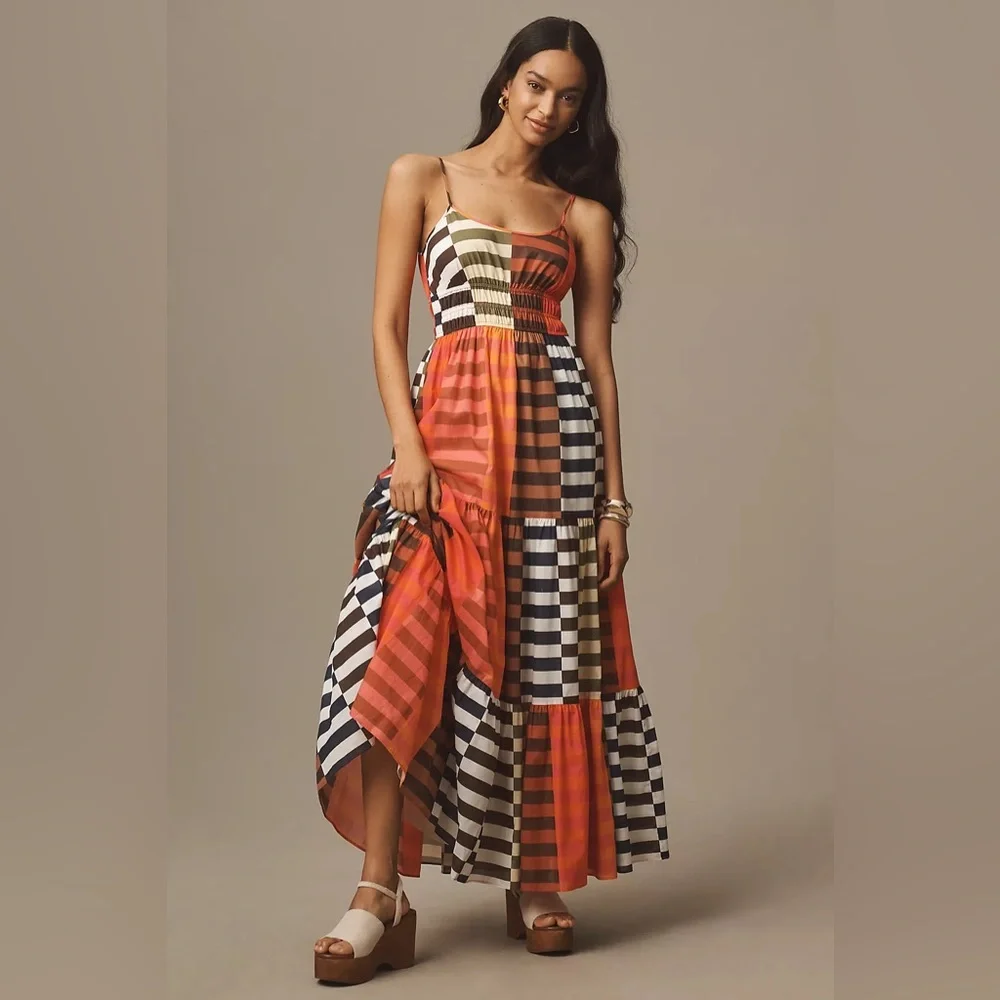 Hutch Silvana Multicolor Tiered Maxi Dress - Picture 3 of 8
